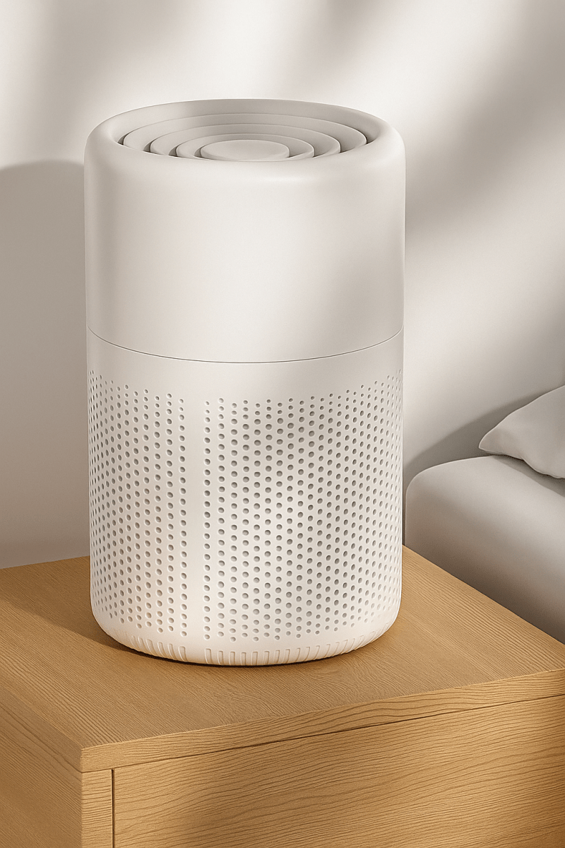 AirZen™ – Mini Purificateur d’Air Portable HEPA, Silencieux, Compact et Efficace pour Bureau, Chambre ou Maison - FaciliCasa