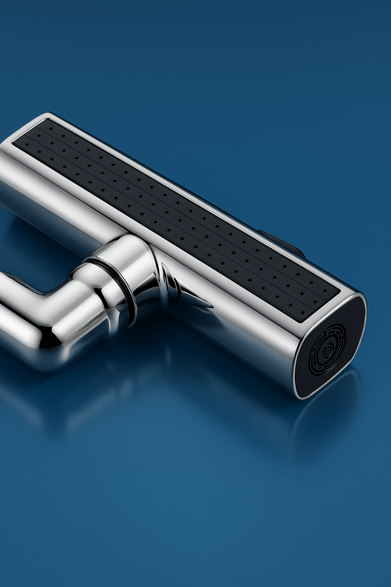 AquaFlex™ – Aérateur de Robinet 3 Modes | Économie d’Eau & Jet Haute Pression Multi - Usages - FaciliCasa