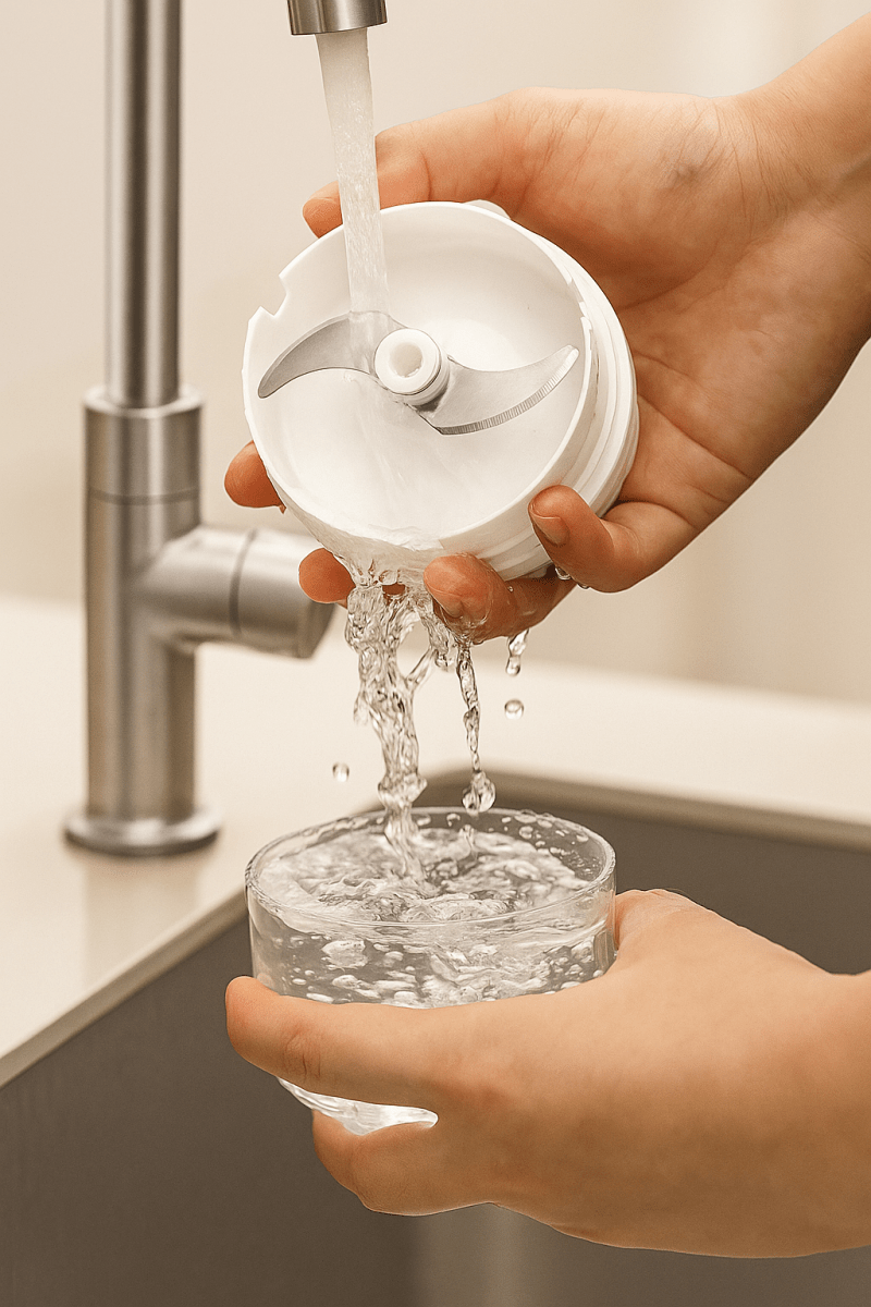 GarlicTwist™ – Broyeur d’ail manuel multifonction - Coupez, hachez, mixez en quelques secondes - FaciliCasa