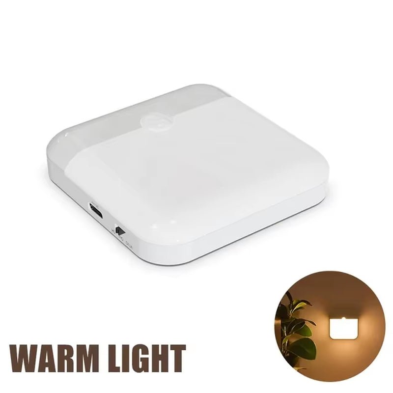 🔥 GlowLite™ - Veilleuse LED à capteur de mouvement rechargeable, lumière intelligente pour couloir, escalier et placards - FaciliCasa