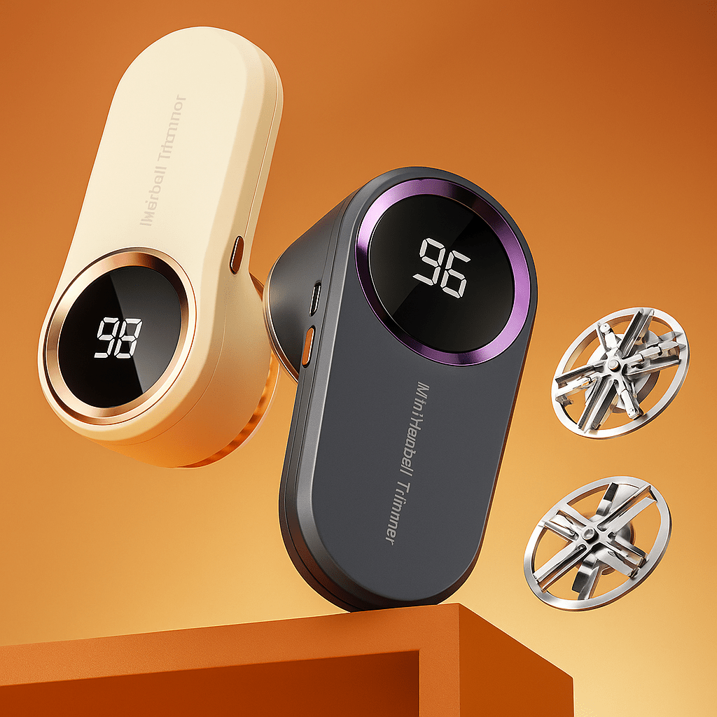 LintXpert™ – Rasoir Anti - Peluches Intelligent à Affichage LED & Batterie Longue Durée - FaciliCasa