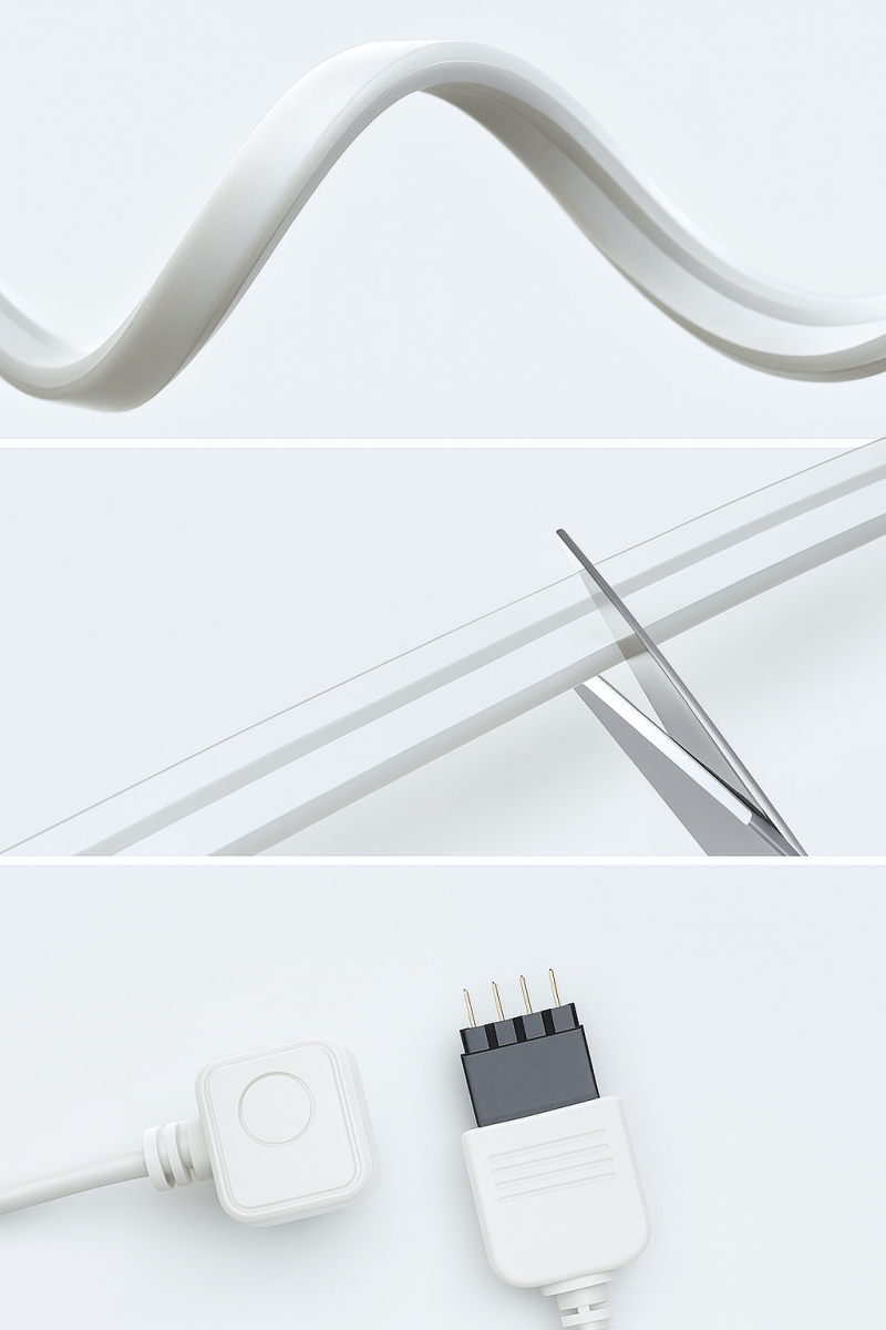 🌈 LumiFlex™ RGB - Bande LED connectée pour une ambiance sur - mesure - FaciliCasa