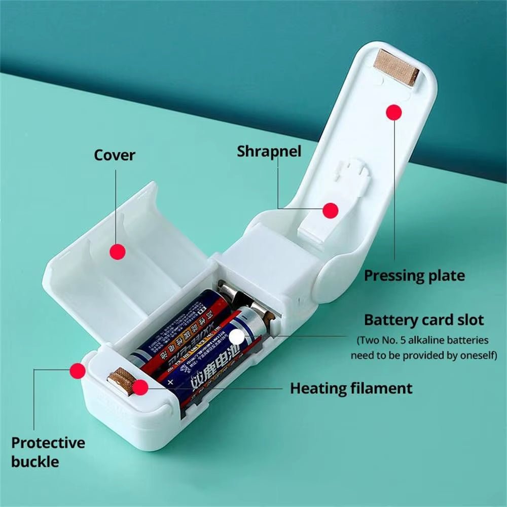 Mini Scelleuse Portable™ – Fermez vos sachets en 1 seconde, sans gaspillage ! - FaciliCasa