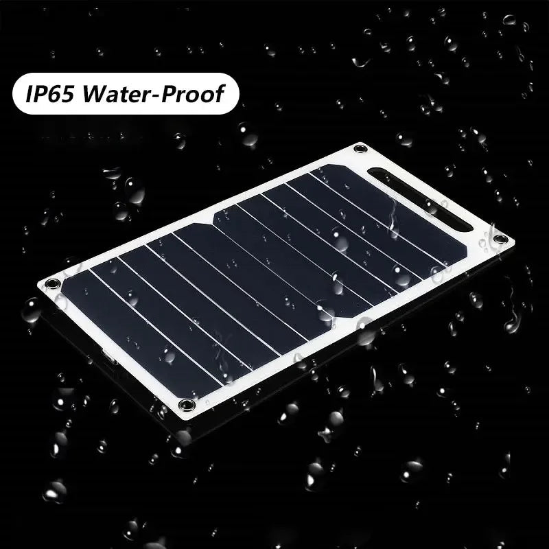 🔋 SolarGo™ – Panneau Solaire USB 30W Étanche – Recharge éco, partout, tout le temps - FaciliCasa