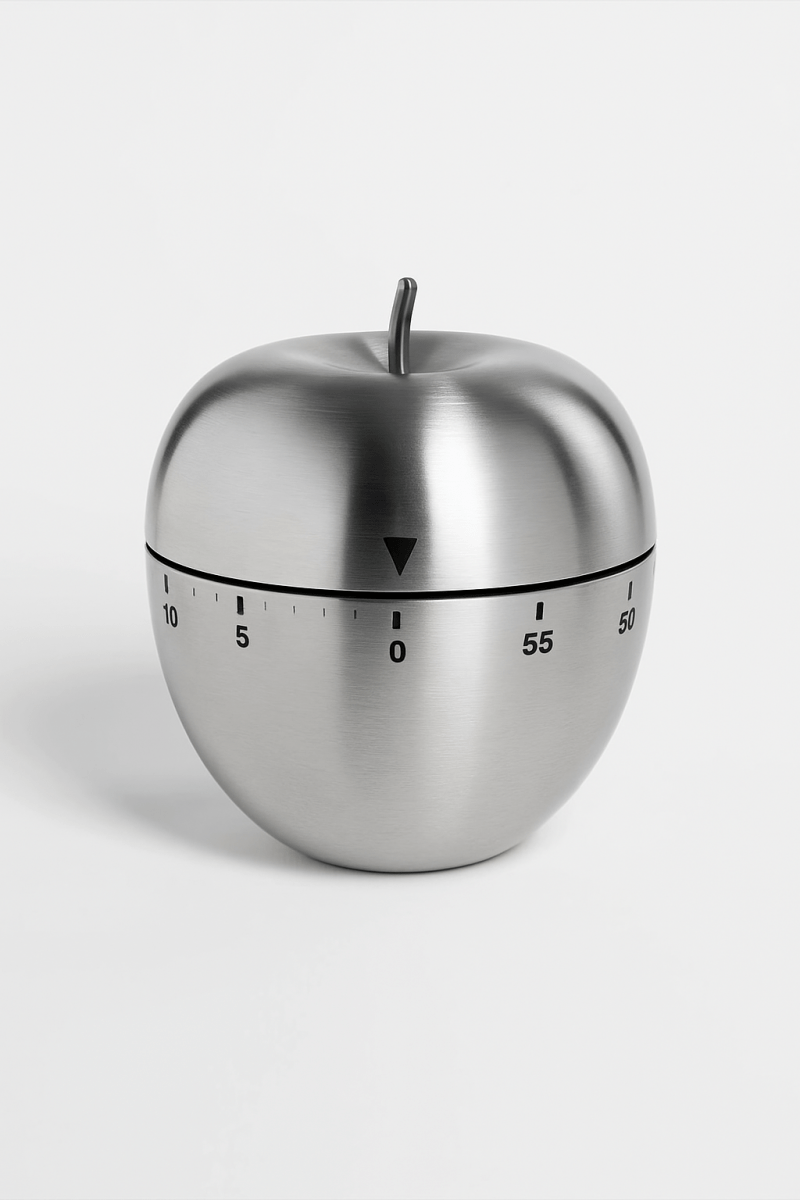 🕒 TimeMaster™ - Minuterie de Cuisine Mécanique Élégante en Acier Inoxydable - FaciliCasa