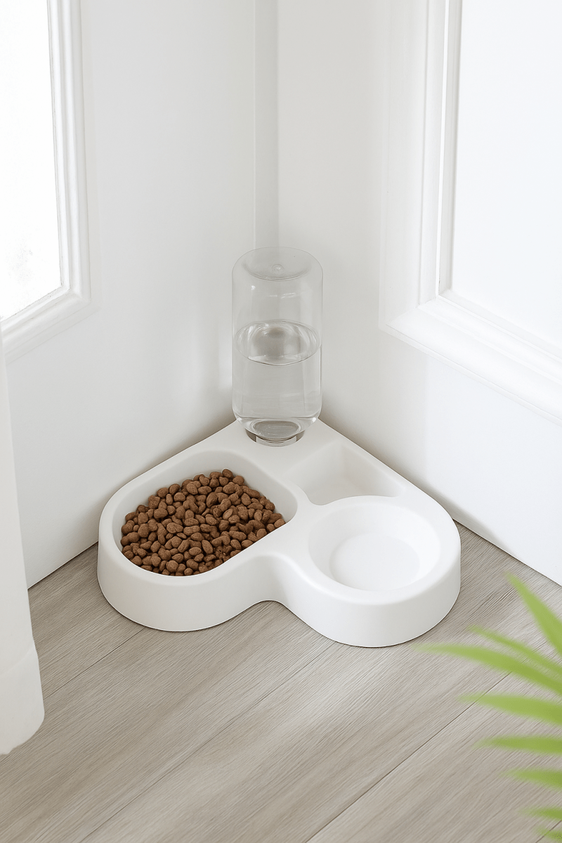 🐾 AquaBuddy™ - Le bol intelligent 2 - en - 1 pour nourrir et hydrater votre animal en continu - FaciliCasa