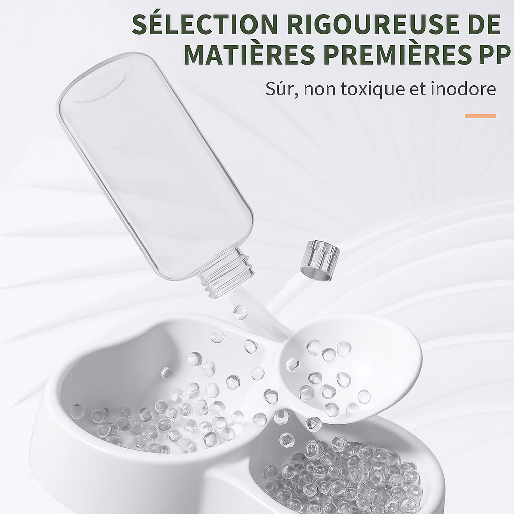 🐾 AquaBuddy™ - Le bol intelligent 2 - en - 1 pour nourrir et hydrater votre animal en continu - FaciliCasa