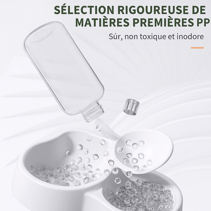 🐾 AquaBuddy™ - Le bol intelligent 2 - en - 1 pour nourrir et hydrater votre animal en continu - FaciliCasa