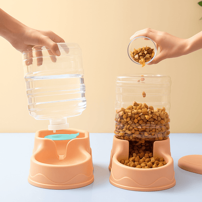 🏷️ AutoPet DuoFeeder™ – Mangeoire et Fontaine Automatique pour Animaux – Hydratation et Croquettes en Toute Liberté - FaciliCasa