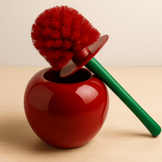 CherryBrush™ – Brosse WC Design en Forme de Cerise | Originale, Efficace & Déco Salle de Bain - FaciliCasa