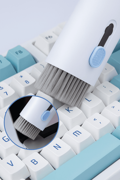 ✨ CleanMate™ 7 - en - 1 - Kit de nettoyage clavier, écouteurs et écrans, compact et ultra pratique pour ordinateurs et appareils tech - FaciliCasa