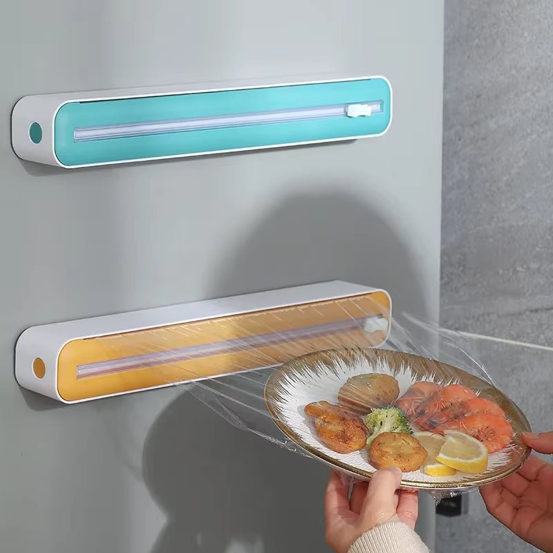 ClipWrap™ - Distributeur magnétique de film alimentaire avec coupe ultra - précise pour cuisine propre et rapide - FaciliCasa