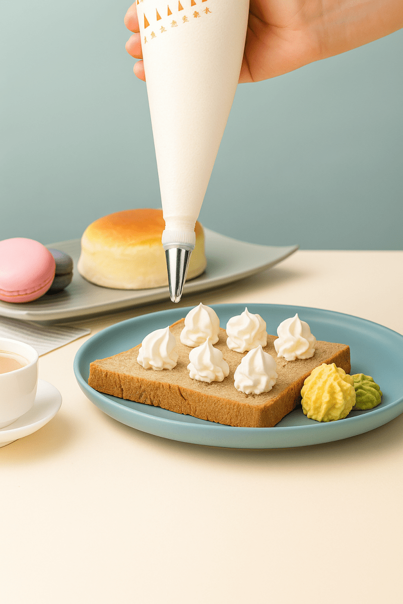 CrèmeFlex™ - Poches à Douille Jetables Pro | Pour Décorations Précises, Hygiéniques & Sans Fuite - FaciliCasa