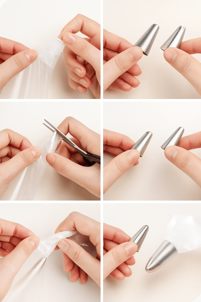 CrèmeFlex™ - Poches à Douille Jetables Pro | Pour Décorations Précises, Hygiéniques & Sans Fuite - FaciliCasa