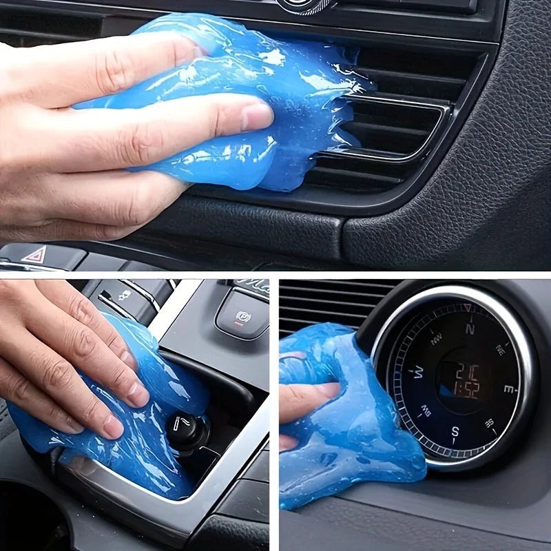 DustGel™ - Gel nettoyant anti - poussière pour voiture, clavier, grilles et recoins inaccessibles - FaciliCasa