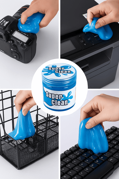 DustGel™ - Gel nettoyant anti - poussière pour voiture, clavier, grilles et recoins inaccessibles - FaciliCasa