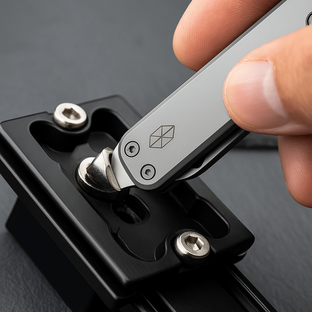 EdgeMini™ – Couteau Pliant Multifonction Ultra Compact en Acier Inoxydable, Porte - Clés, Outil de Poche & Couteau d’Appoint - FaciliCasa