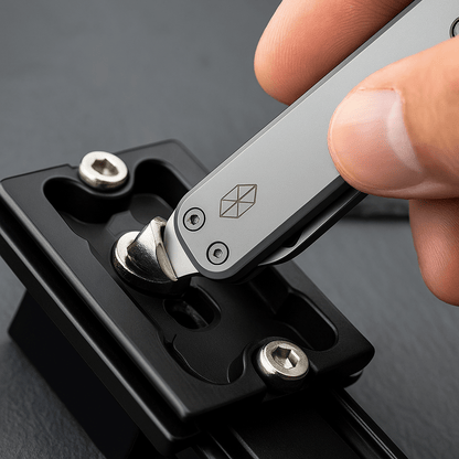 EdgeMini™ – Couteau Pliant Multifonction Ultra Compact en Acier Inoxydable, Porte - Clés, Outil de Poche & Couteau d’Appoint - FaciliCasa