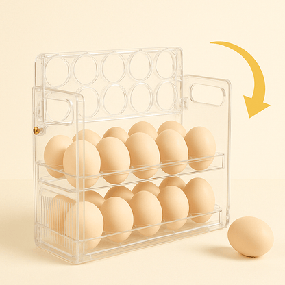 🥚 EggMaster™ - Le distributeur d’œufs intelligent, pratique et gain de place pour votre frigo - FaciliCasa
