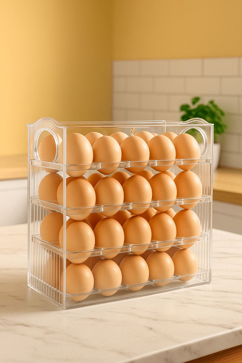 🥚 EggMaster™ - Le distributeur d’œufs intelligent, pratique et gain de place pour votre frigo - FaciliCasa