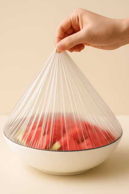 FlexiCover™ – Couvre - plats Élastiques Alimentaires Jetables | Fraîcheur, Hygiène & Polyvalence - FaciliCasa