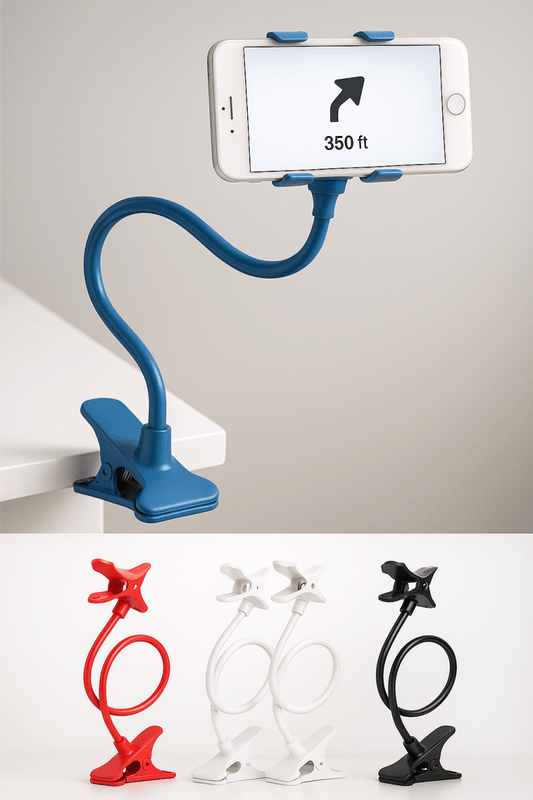 📱 FlexiHold™ – Support Téléphone Flexible & Réglable – Confort Absolu à Portée de Main - FaciliCasa