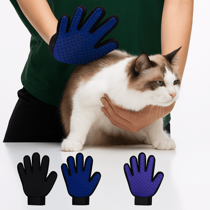 🐾 Gant Brosse Animaux Pro™ – Démêlage rapide, massage doux & poils éliminés sans stress ! - FaciliCasa