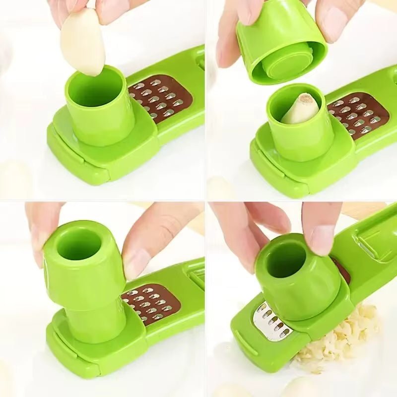 GarlicTwist™ - Râpe à ail ergonomique et rapide pour une cuisine sans effort - FaciliCasa