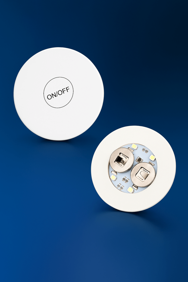 GlowLite™ – Dessous de verre LED autocollants - Ambiance lumineuse garantie pour vos soirées ! - FaciliCasa