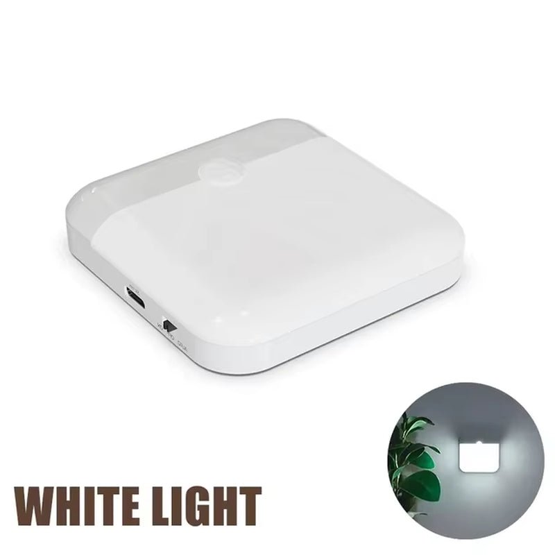🔥 GlowLite™ - Veilleuse LED à capteur de mouvement rechargeable, lumière intelligente pour couloir, escalier et placards - FaciliCasa
