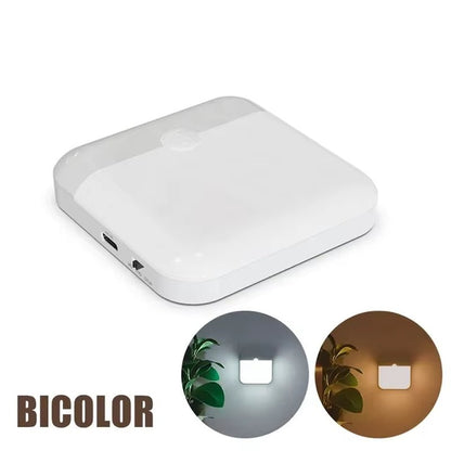 🔥 GlowLite™ - Veilleuse LED à capteur de mouvement rechargeable, lumière intelligente pour couloir, escalier et placards - FaciliCasa