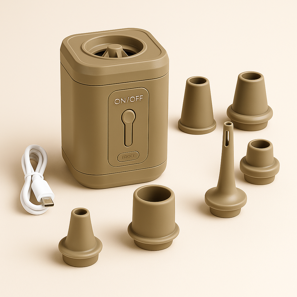 PACOONE Wireless Inflation Pump Portable Outdoor Mini Air Compressor Air Cushion Bed Swim Ring Multi Function Air Pump