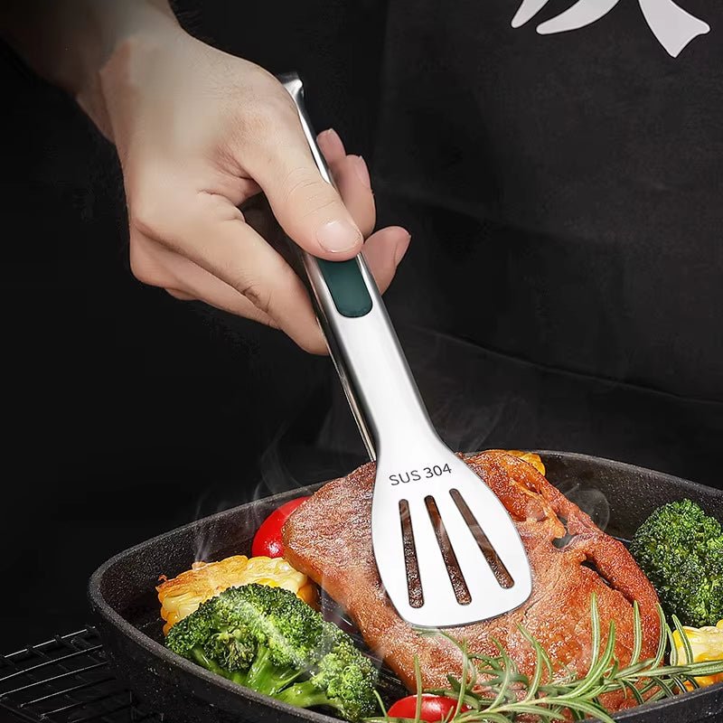 GripChef Pro™ – Pince Multifonction Antidérapante en Acier Inoxydable pour Barbecue & Cuisine - FaciliCasa