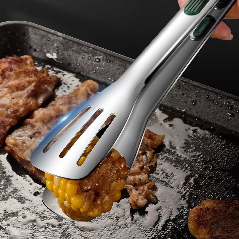 GripChef Pro™ – Pince Multifonction Antidérapante en Acier Inoxydable pour Barbecue & Cuisine - FaciliCasa