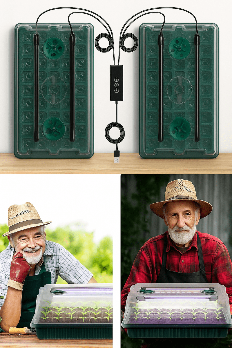 GrowSmart™ - Kit de Germination LED Complet pour Semis Rapides et Réussis - FaciliCasa