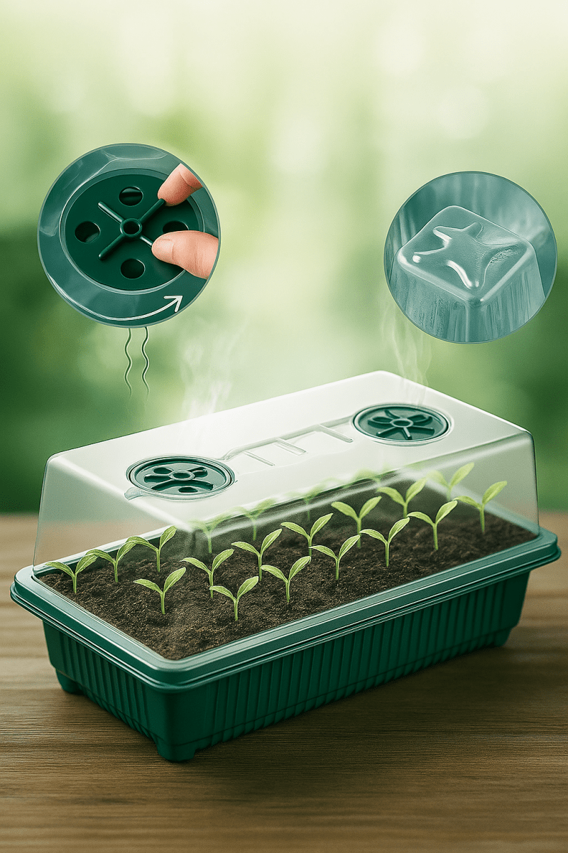 GrowSmart™ - Kit de Germination LED Complet pour Semis Rapides et Réussis - FaciliCasa