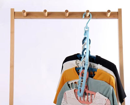 HangaMax™ – Cintre Multifonction 11 Crochets | Gain de Place & Rangement Intelligent pour Dressing - FaciliCasa