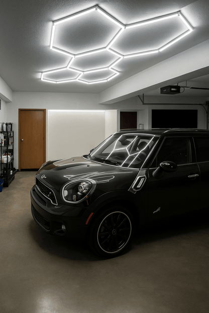 🔥 HexaLumen™ - Éclairage LED alvéolaire design pour garage, salle de sport et shop moderne - FaciliCasa