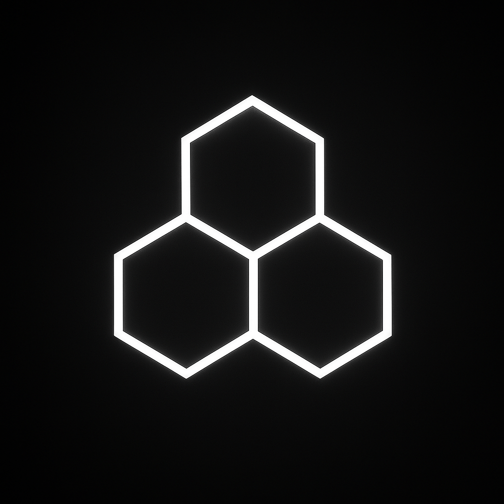 🔥 HexaLumen™ - Éclairage LED alvéolaire design pour garage, salle de sport et shop moderne - FaciliCasa