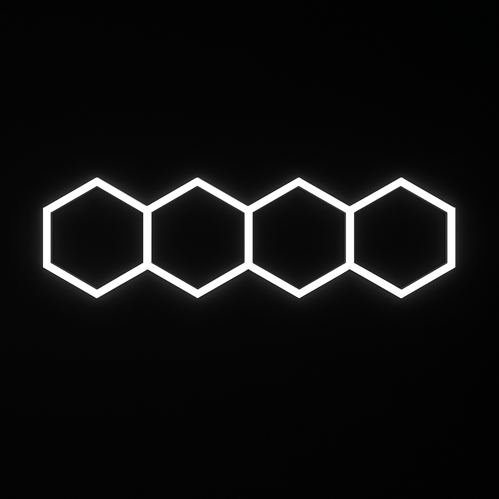 🔥 HexaLumen™ - Éclairage LED alvéolaire design pour garage, salle de sport et shop moderne - FaciliCasa