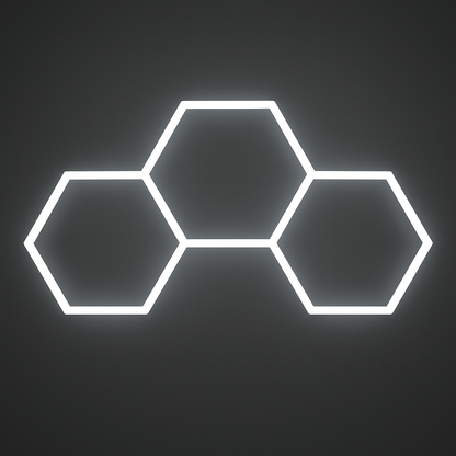 🔥 HexaLumen™ - Éclairage LED alvéolaire design pour garage, salle de sport et shop moderne - FaciliCasa