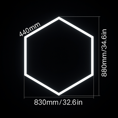 🔥 HexaLumen™ - Éclairage LED alvéolaire design pour garage, salle de sport et shop moderne - FaciliCasa