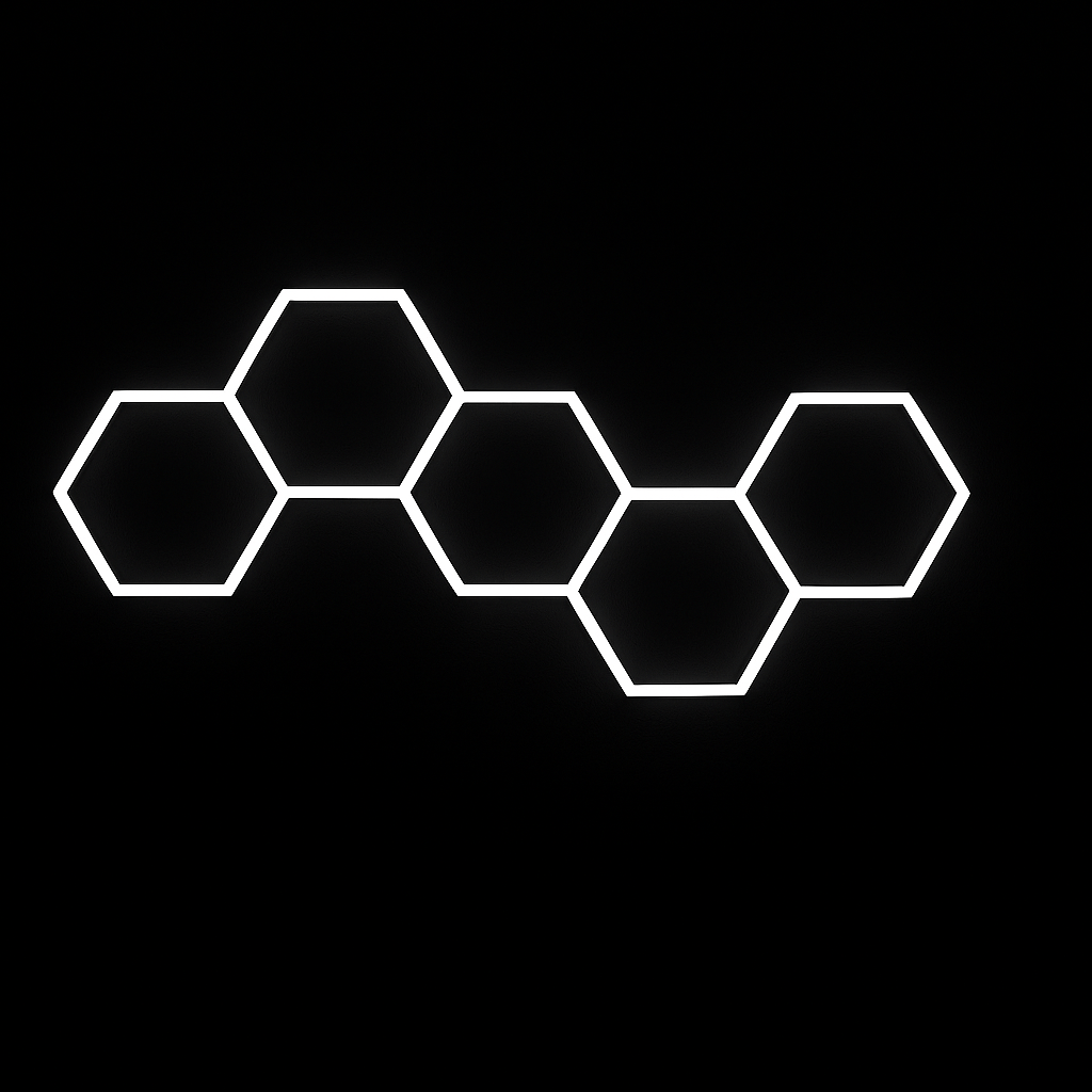🔥 HexaLumen™ - Éclairage LED alvéolaire design pour garage, salle de sport et shop moderne - FaciliCasa