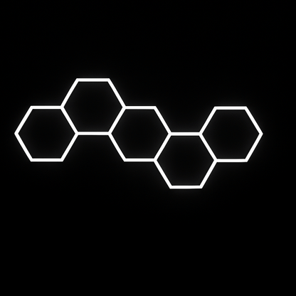 🔥 HexaLumen™ - Éclairage LED alvéolaire design pour garage, salle de sport et shop moderne - FaciliCasa