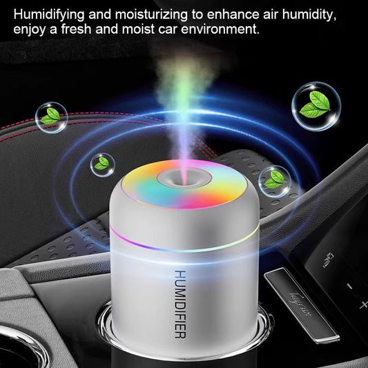 🏷️ Humilight™ – Mini Humidificateur USB 180ml avec LED arc - en - ciel pour une ambiance zen à la maison ou au bureau - FaciliCasa