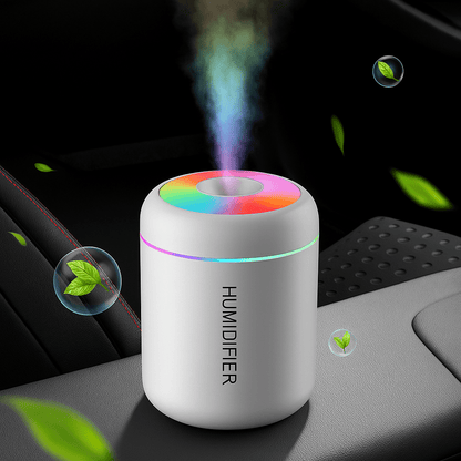 🏷️ Humilight™ – Mini Humidificateur USB 180ml avec LED arc - en - ciel pour une ambiance zen à la maison ou au bureau - FaciliCasa