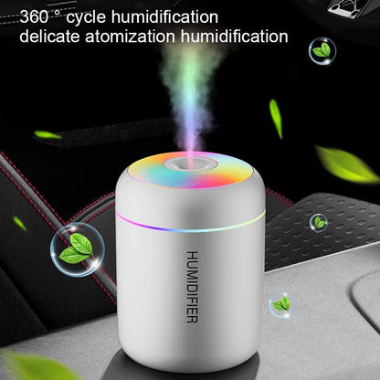 🏷️ Humilight™ – Mini Humidificateur USB 180ml avec LED arc - en - ciel pour une ambiance zen à la maison ou au bureau - FaciliCasa
