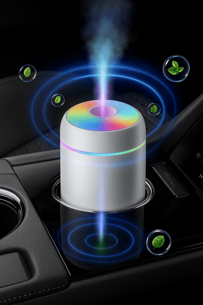 🏷️ Humilight™ – Mini Humidificateur USB 180ml avec LED arc - en - ciel pour une ambiance zen à la maison ou au bureau - FaciliCasa