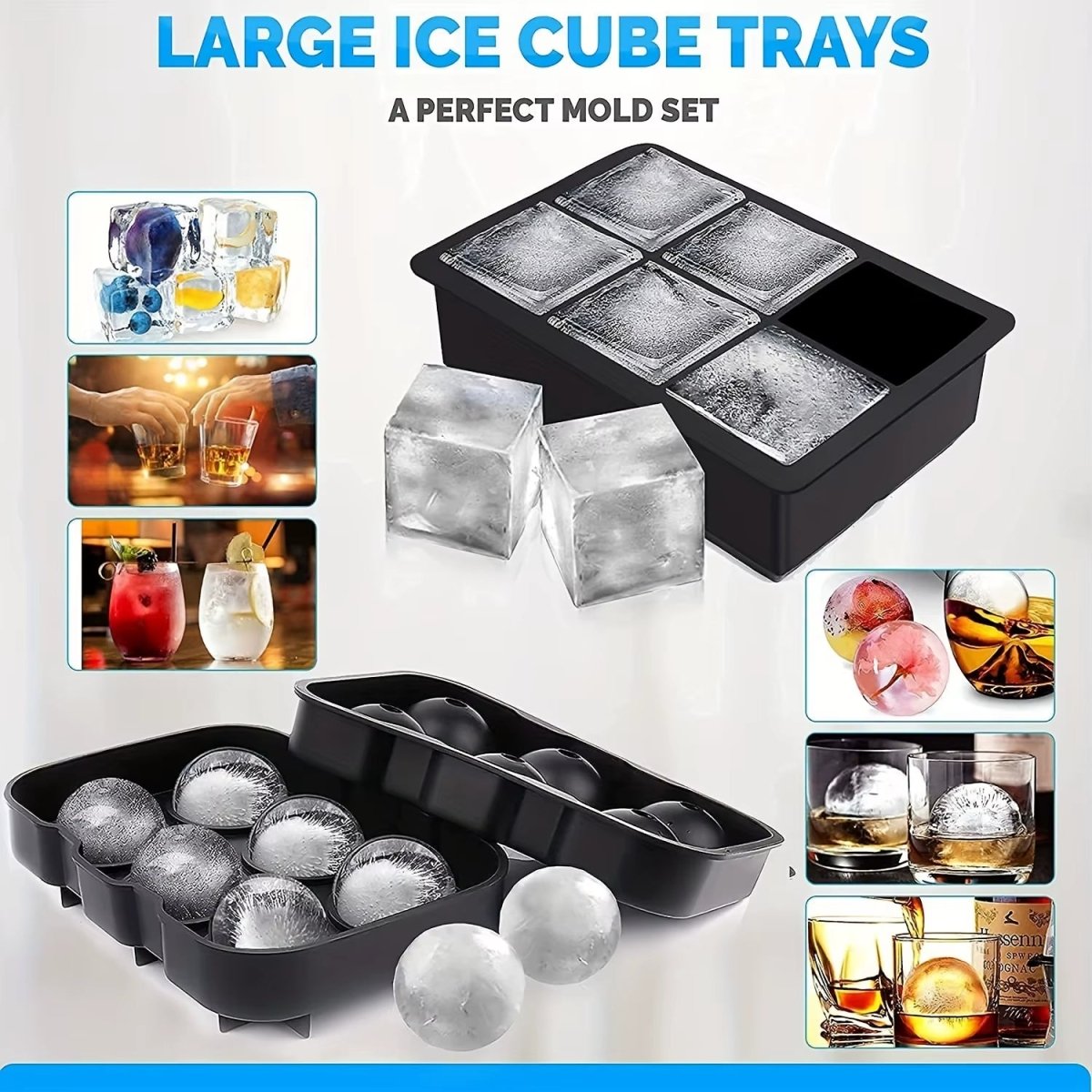 🧊 IceCrafter™ - Le moule à glaçons design pour des cocktails qui claquent - FaciliCasa