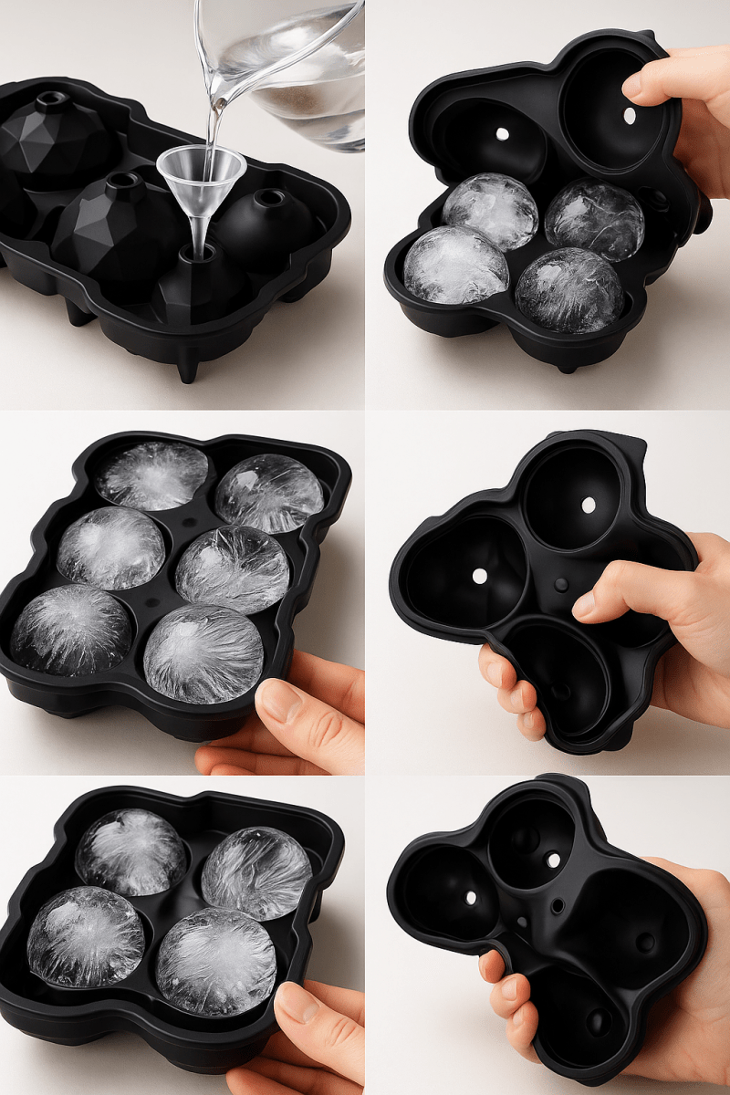 🧊 IceCrafter™ - Le moule à glaçons design pour des cocktails qui claquent - FaciliCasa